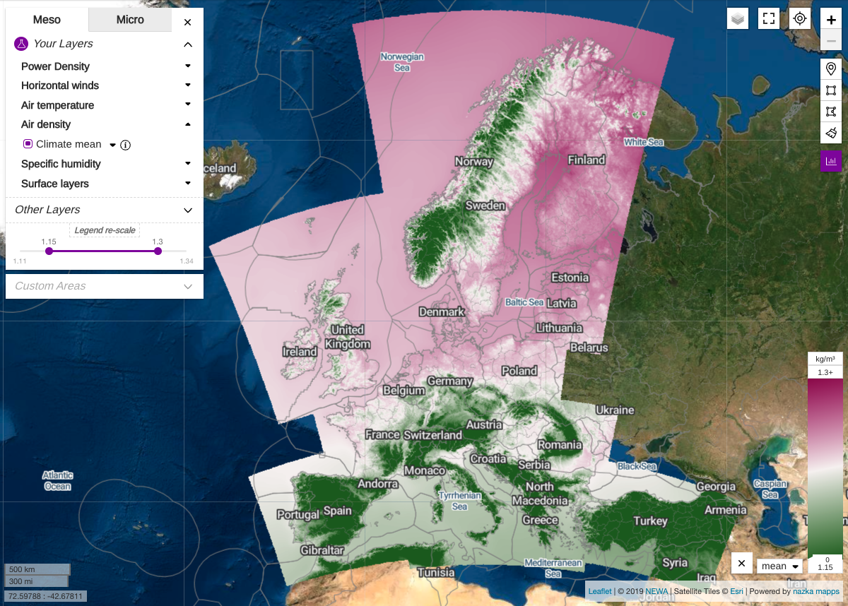 メソ気象モデルによって算出された空気密度の精度検証 - レラテック