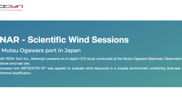 【イベント登壇】Scientific Wind Sessions （METEODYN社主催）